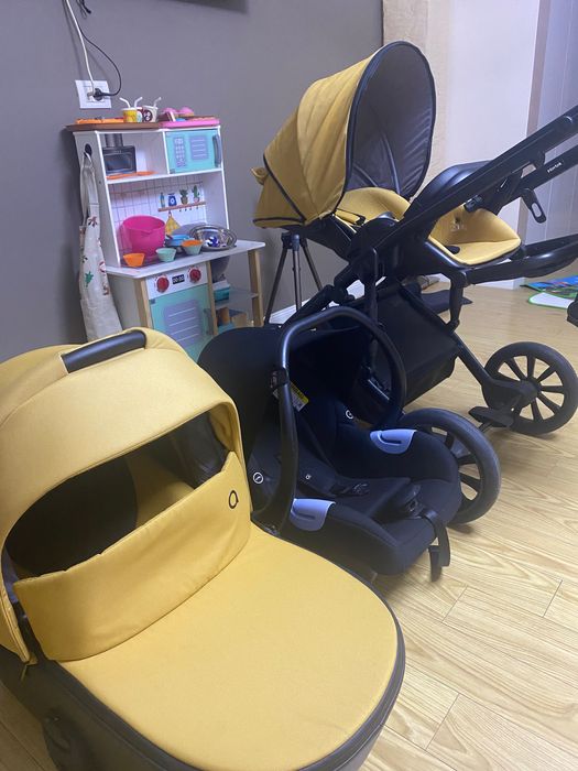 Cărucior premium Anex m/type Dune - set complet 3 în 1