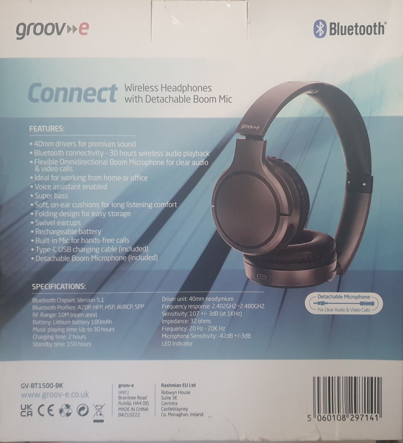 CastiI Bluetooth GROOVE -Over Ear cu microfon