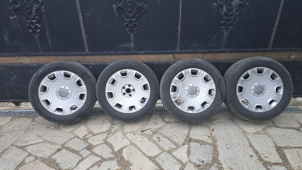 Джанти 4 бр. със Зимни гуми CONTINENTAL 235/55/17,ДОТ 2020г.