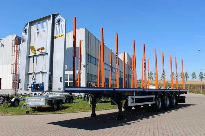 Semiremorca forestieră ZASLAW- PLATFORMĂ- OFERTA SPECIALA- STOC 2025 !
