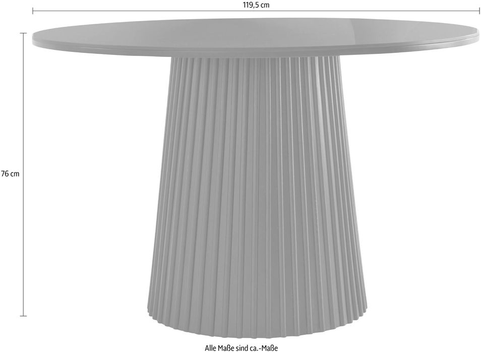 Masa de dining rotundă 120cm