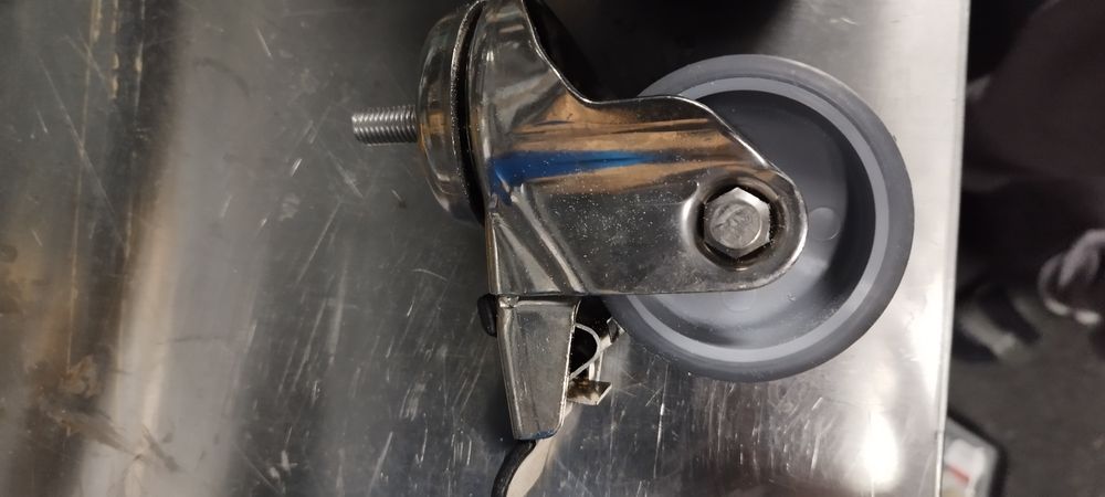 Set 4 roți roda inox