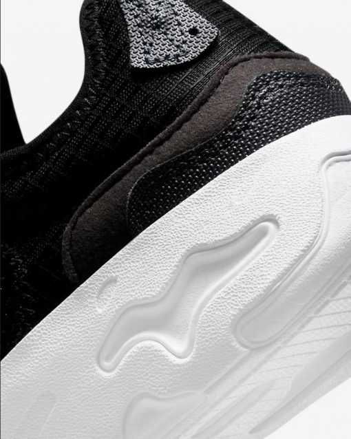 ADIDASI ORIGINALI 100% Nike React Live Black Dark Grey White nr 41