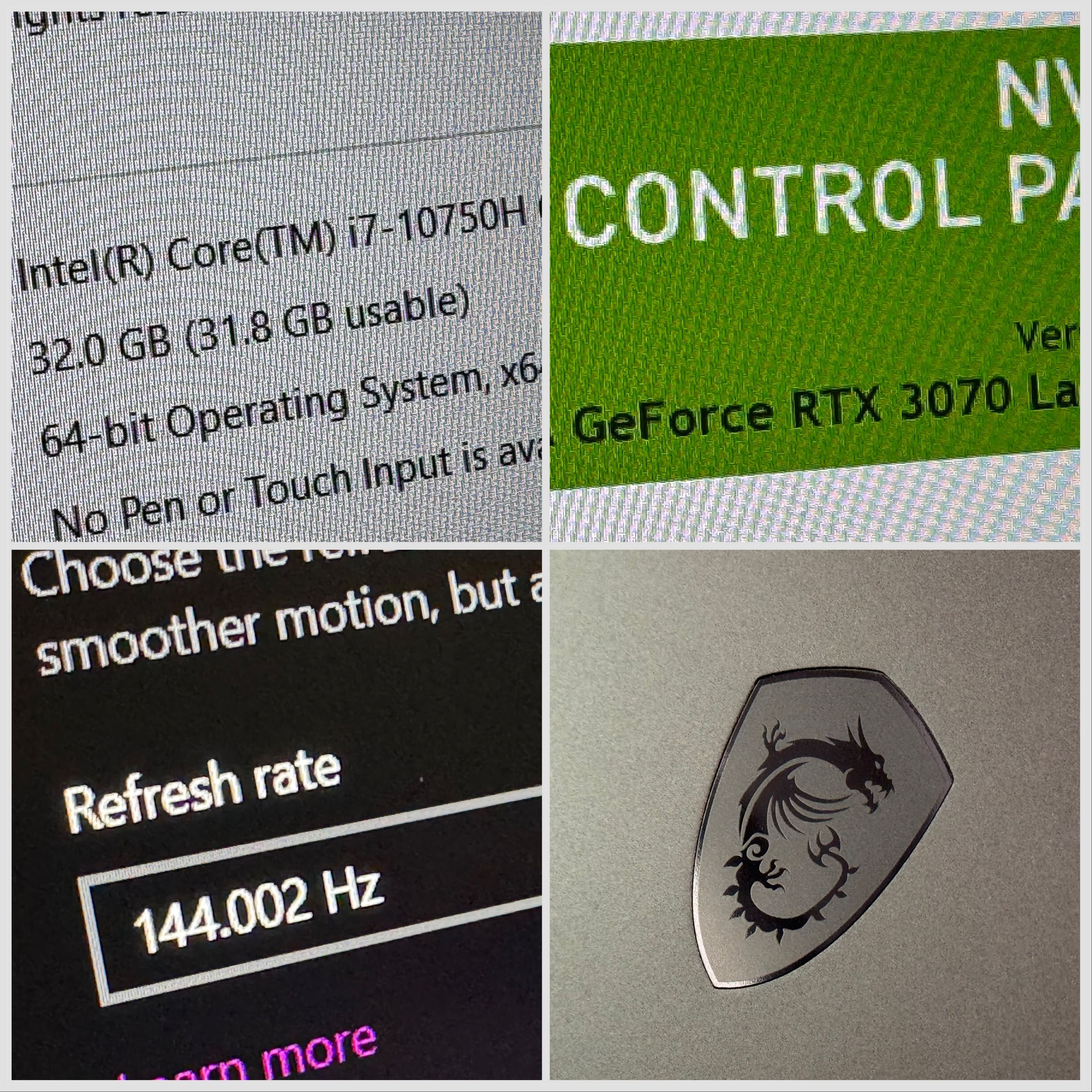 15.6 IPS 144hz/RTX 3070 8GB / i7 / 32GB рам /SSD/ Hi-Res Audio