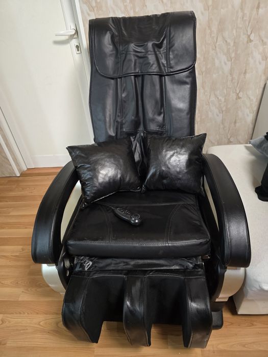 Масажен стол черен