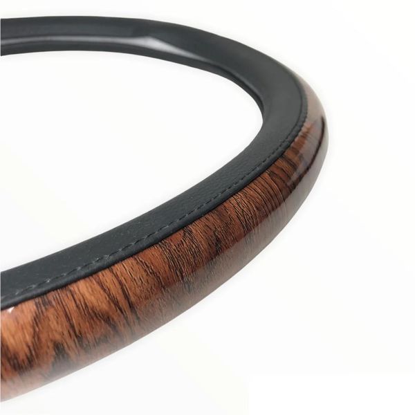 Калъф за волан от висококачествена еко кожа универсален 38 см