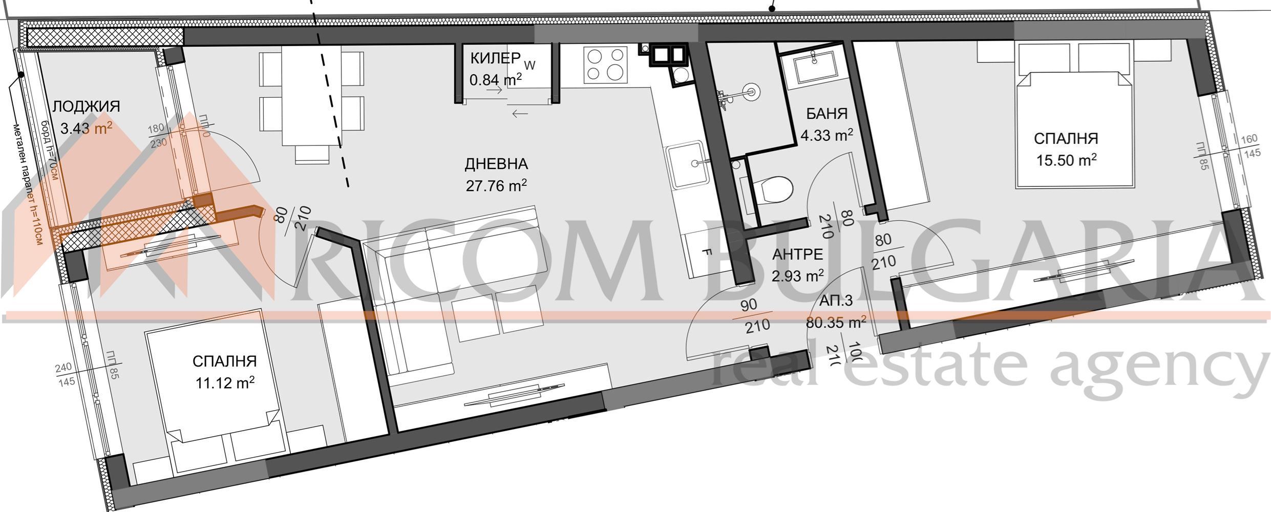 3-стаен в Варна-Възраждане 4