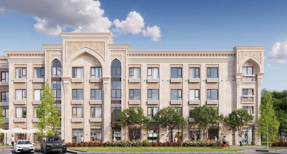 Тоғ ва шаҳар кўриниши билан 2-хонали квартира —Янги Узбекистонда! (SJ)