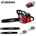 Drujba pe benzina ELEFANT EM-5.5, 10000RPM, 5,5 CP, 2 lame+2 lanturi