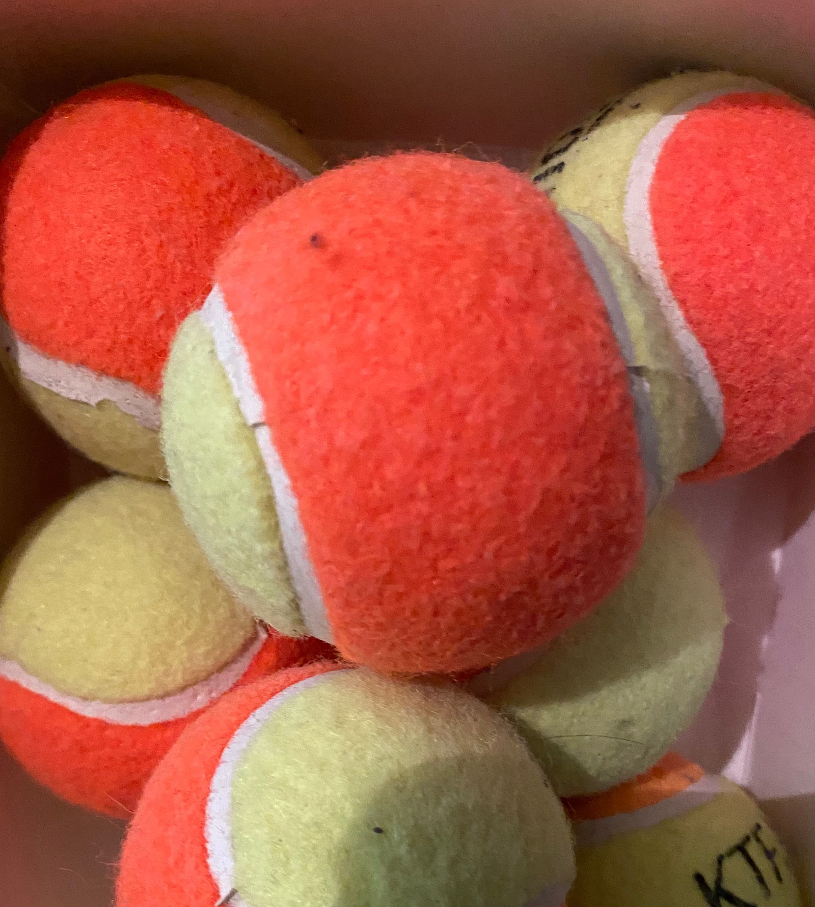 Мячи теннисные оранжевые