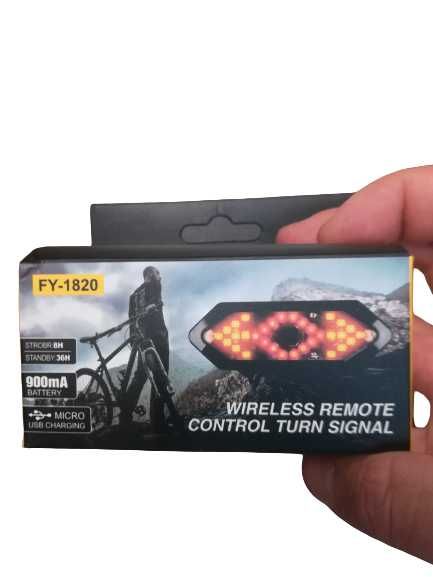 Stop Bicicleta cu Semnalizare FY-1820 si Telecomanda Wireless