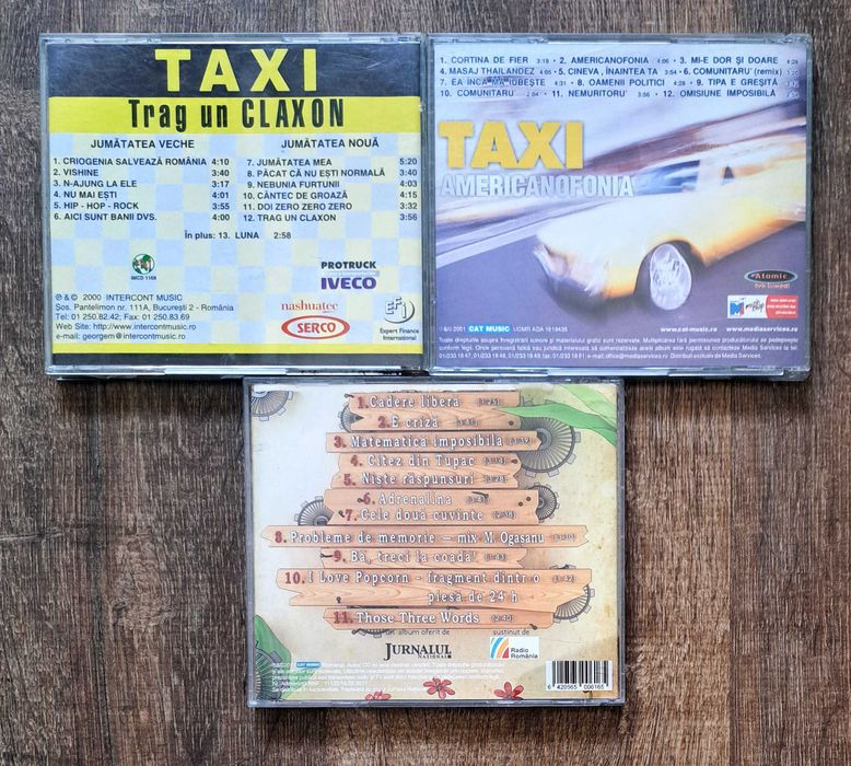 Trupa Taxi - lot 3 CD-uri audio originale