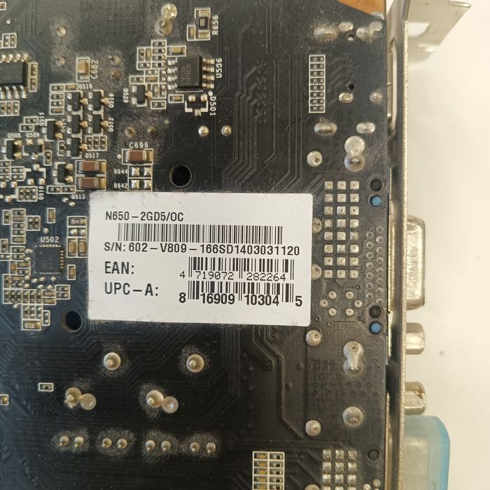 Placa Video Msi Nvidia GeForce GTX 650 - 2G D5/OC