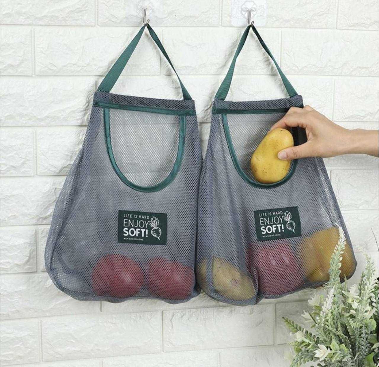 Авоська сумка сетчатая для хранения овощей
