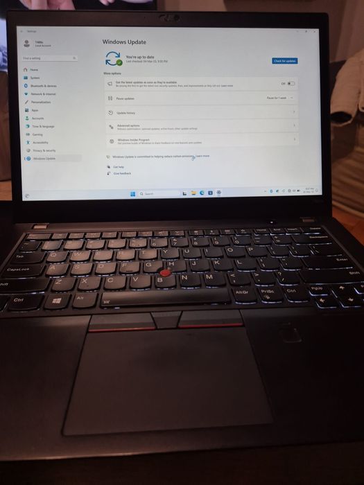 Laptop Lenovo Thinkpad T480s Touch-screen  i5 Ssd 512