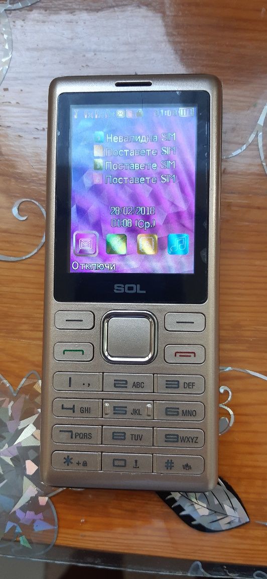 Мобилен телефон Sol - Argus 2410, 1.77"