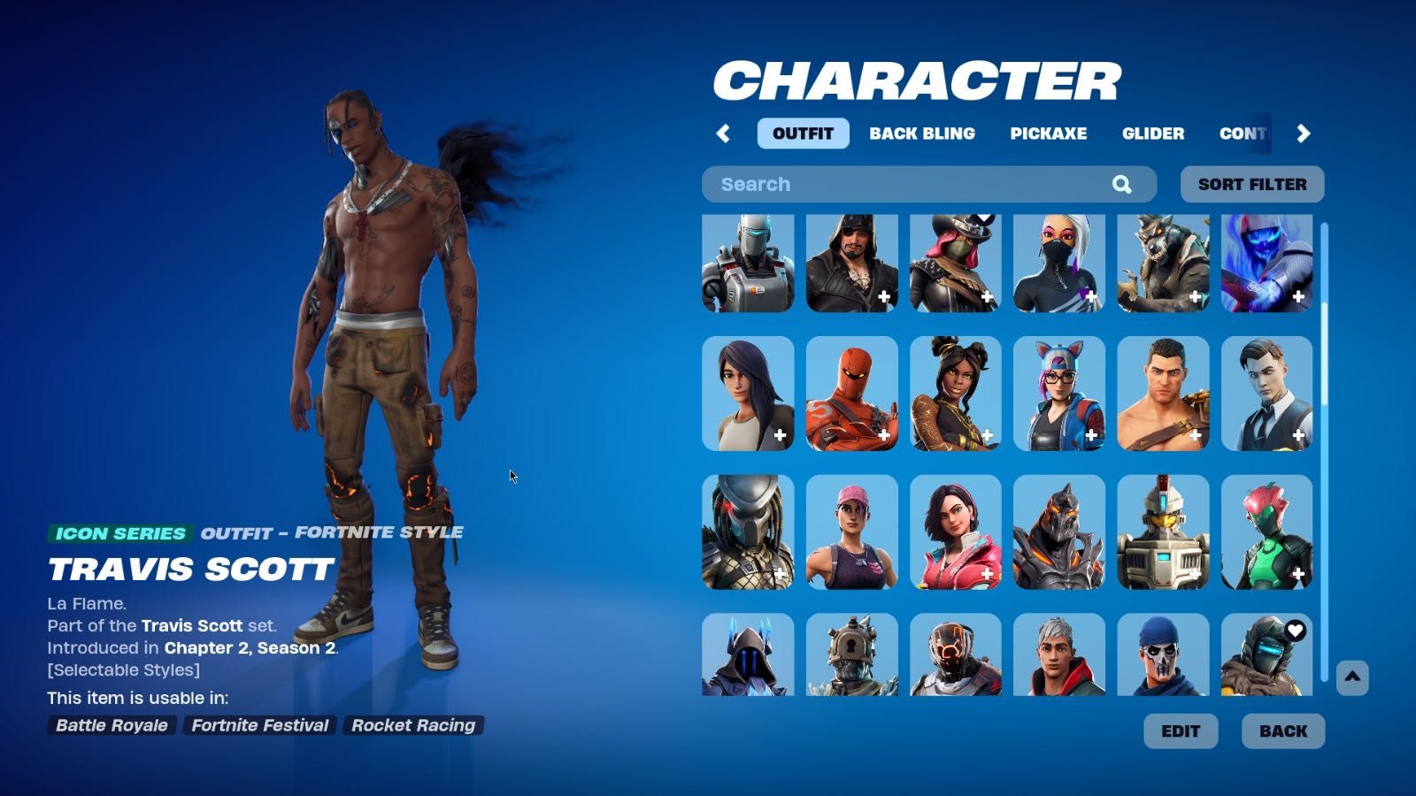 Account fortnite full acess