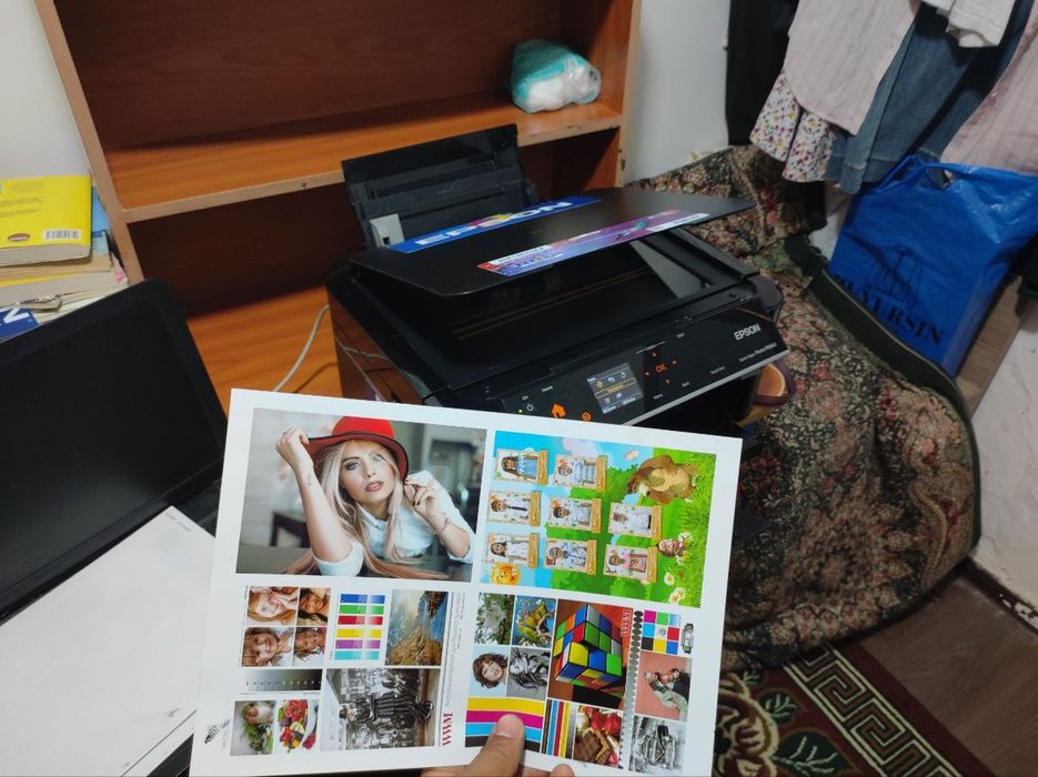 Epson 660 kopiya skanerli 6ta rangli professional kuchli printer.Yangi