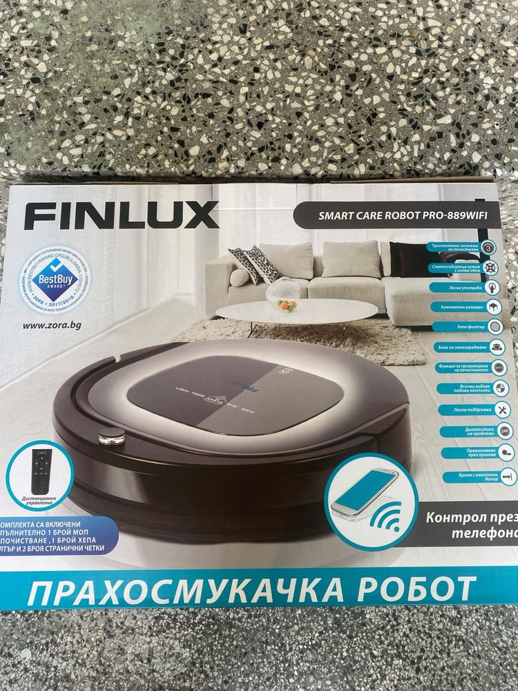 Прахосмукачка робот Finlux
