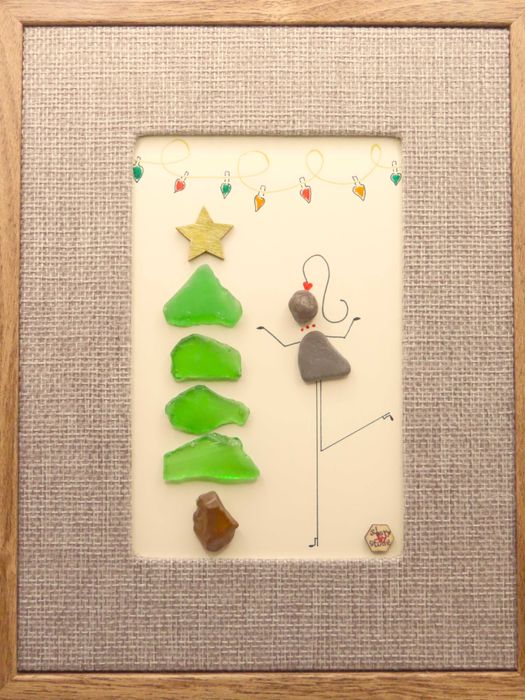 Коледни ръчно изработени пана за подарък