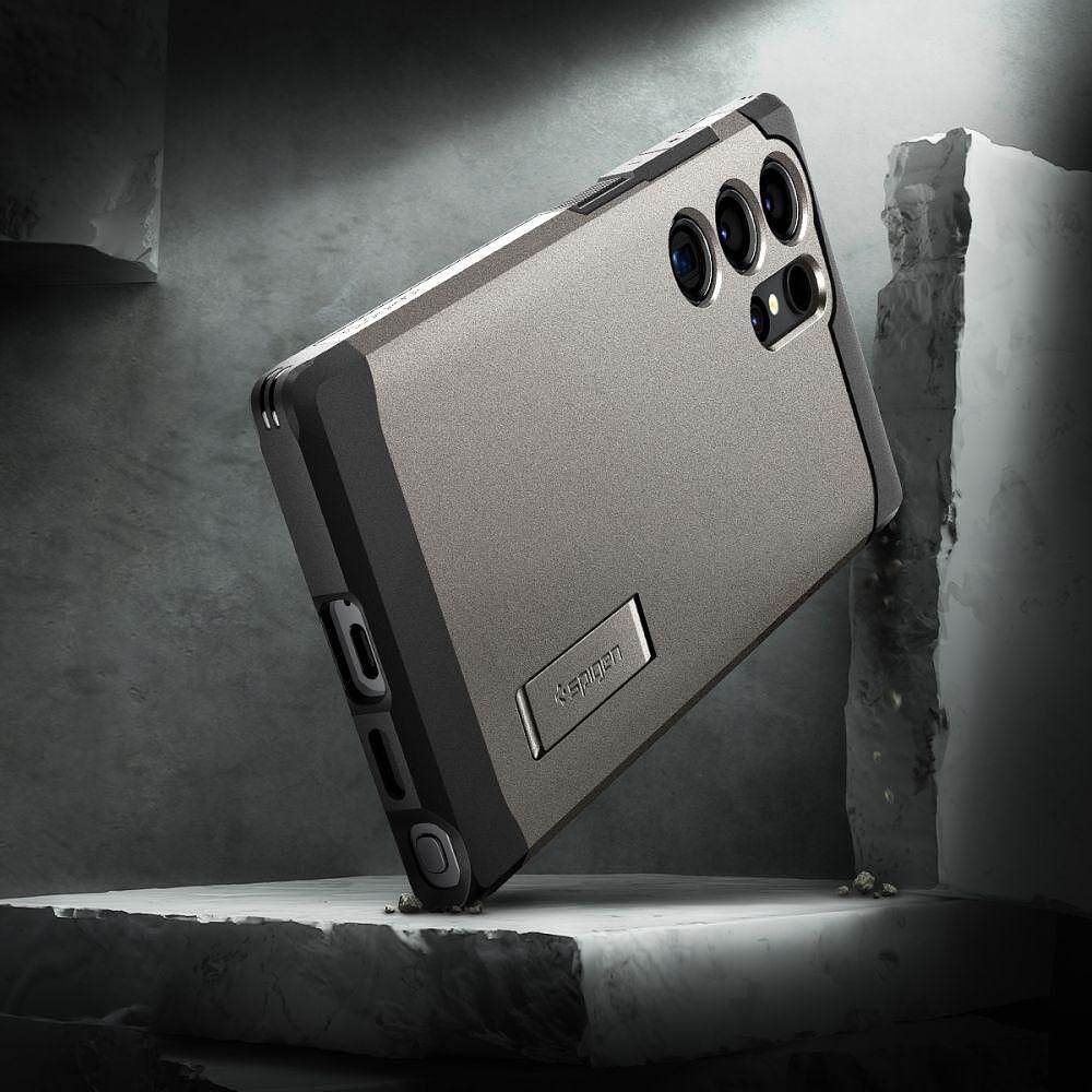 Кейс spigen tough armor за samsung glaxy s24 ultra gunmetal