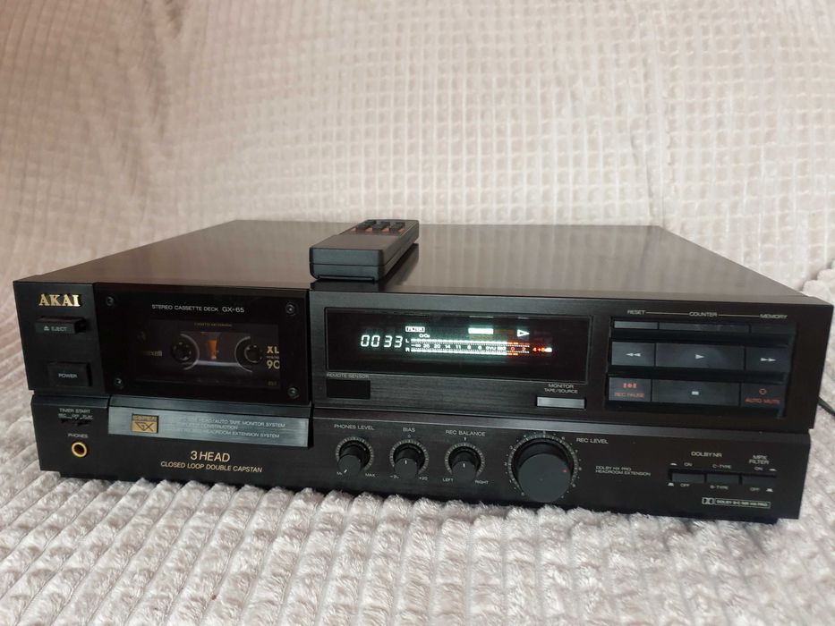 Deck Akai GX-65 cu telecomandă
