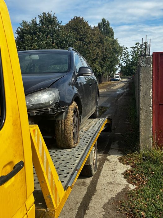 Bara fata capita tragar faruri vw golf 6 break 16 tdi cay