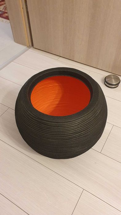 Ghiveci Flori - Jardiniera rotunda - BRASOV- 33x40x130 cm