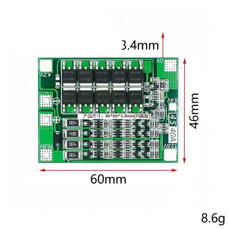 Placa bms 4s protectie acumulator litiu cu balansare celule