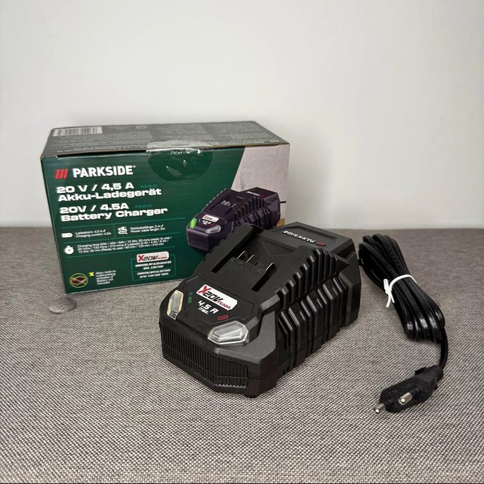 Încărcător rapid parkside 20v