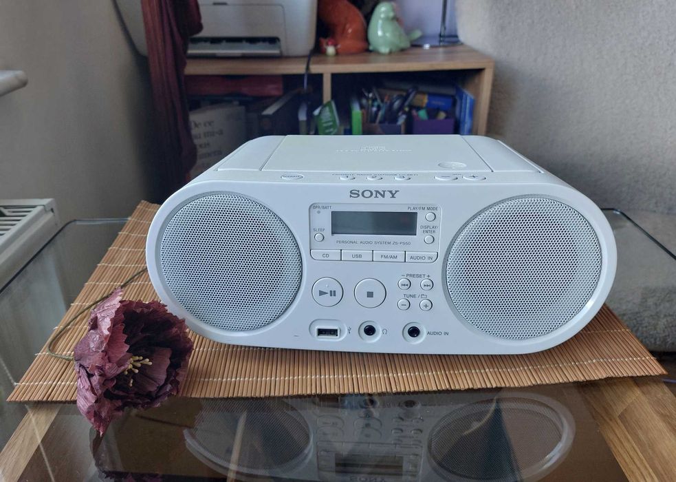 Boombox SONY ZS-PS50, CDplayer, Radio, USB, portabil