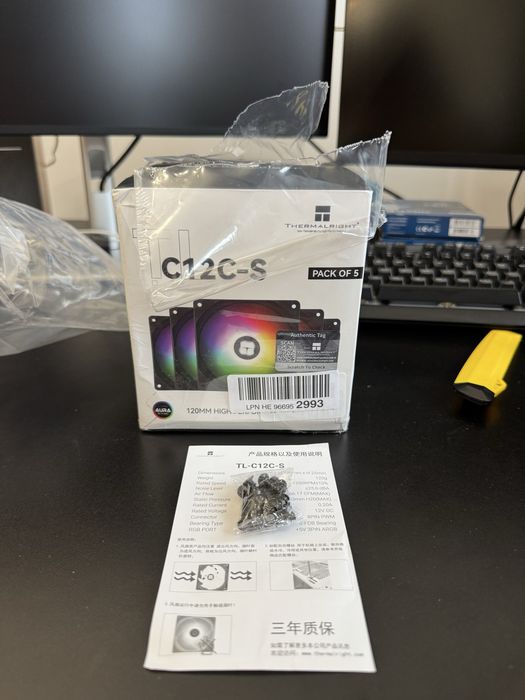 Thermalright TL-C12C-S X5 - pachet de 5 ventilatoare