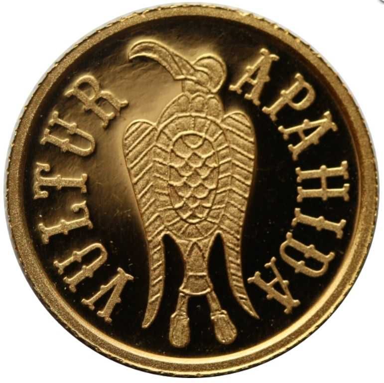 Moneda istoria aurului BNR Vulturul de la Apahida, gradata NGC PF 69