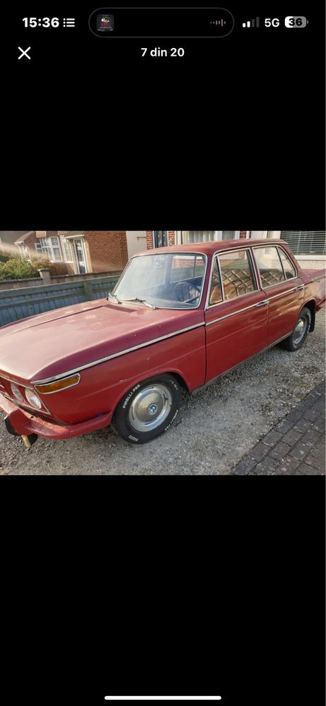 Vănd bmw 1800 1967