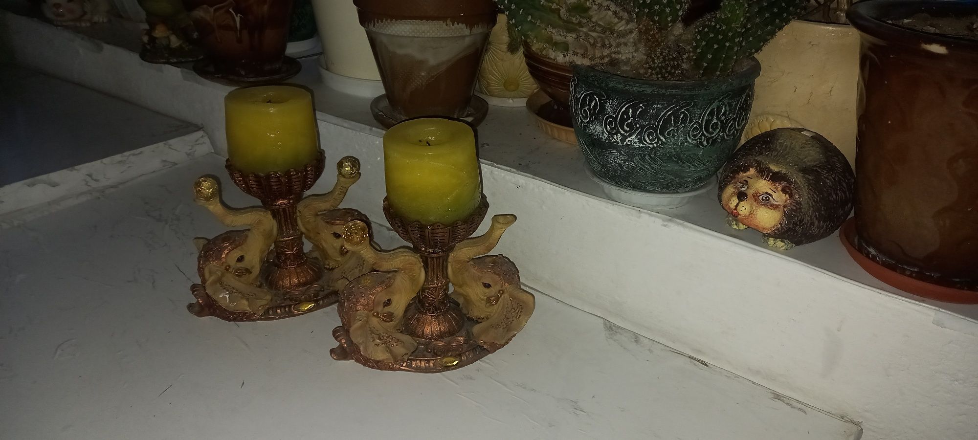 Екзотични свещници  от Индия