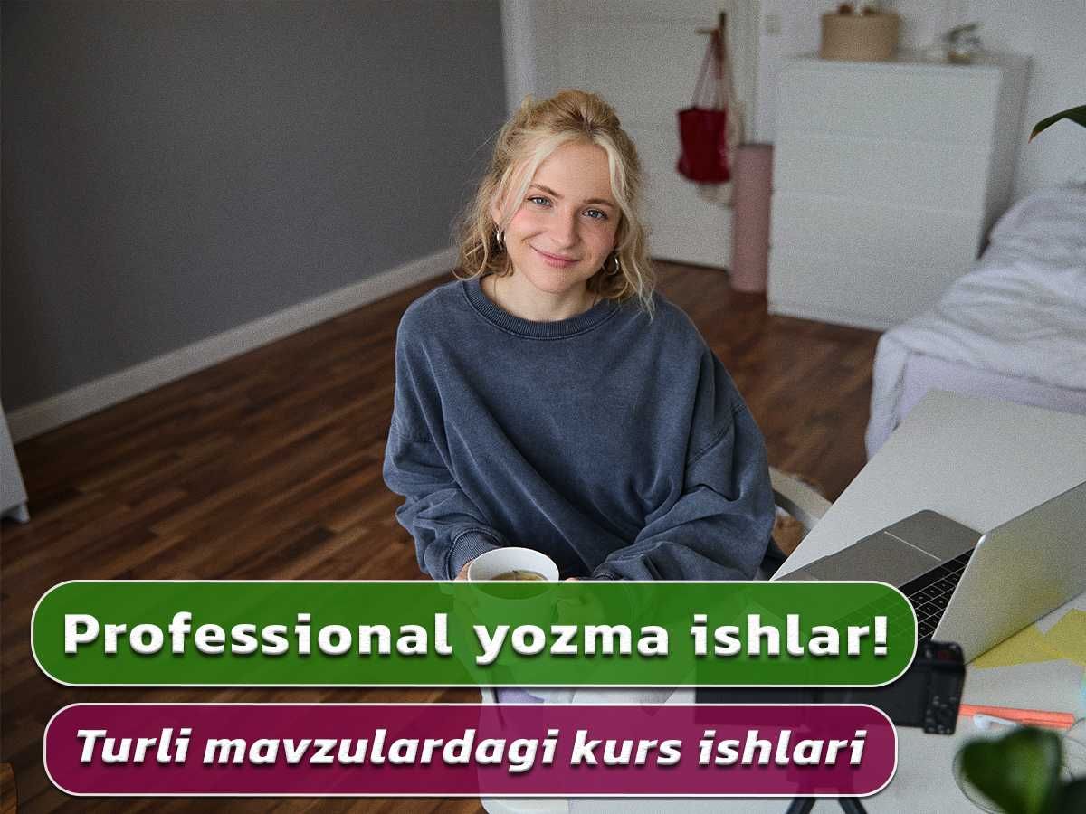 Professional yozish xizmatlari: insho, dissertatsiya va boshqalar!