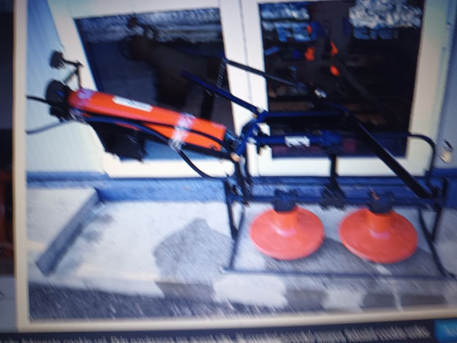 Cositoare rotativa pe curea, 2 tamburi spate, 100 cm, TB09