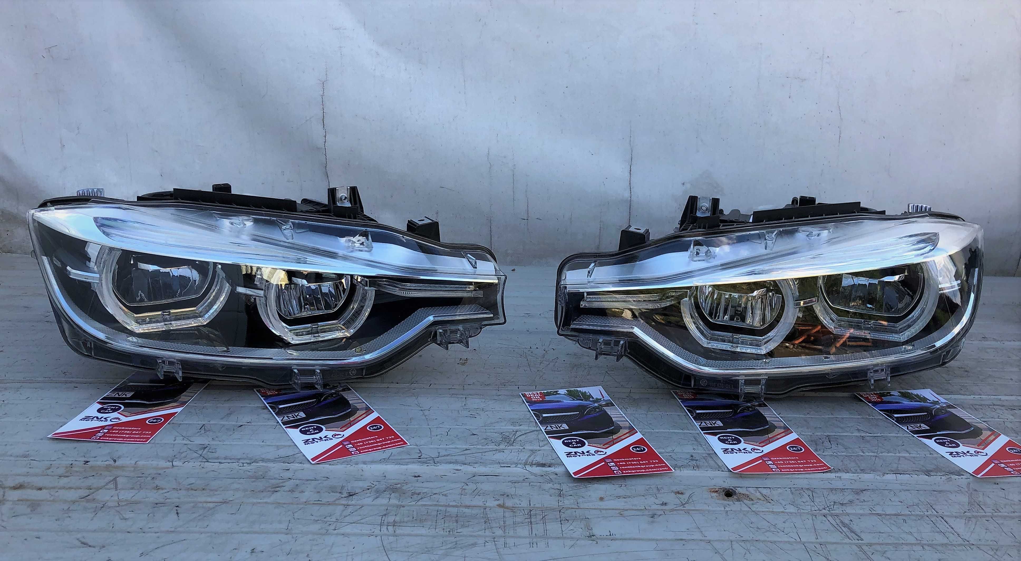 BMW F30 F31 set faruri full led far stanga dreapta complete kit airbag