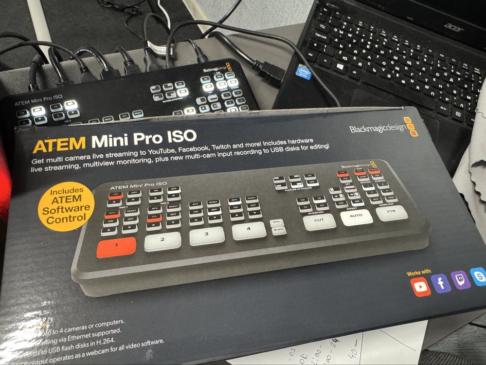 Blackmagic Design ATEM Mini Pro ISO – Професионален видео суичър
