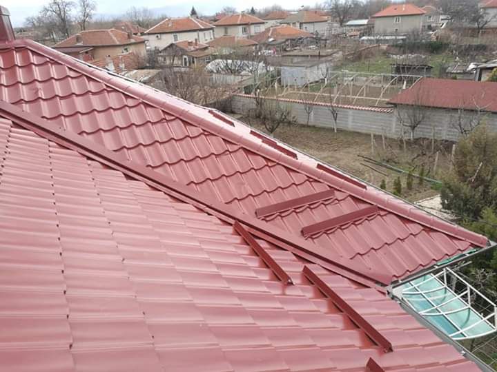 Покриви с Метални керемиди 18 лв/кв
