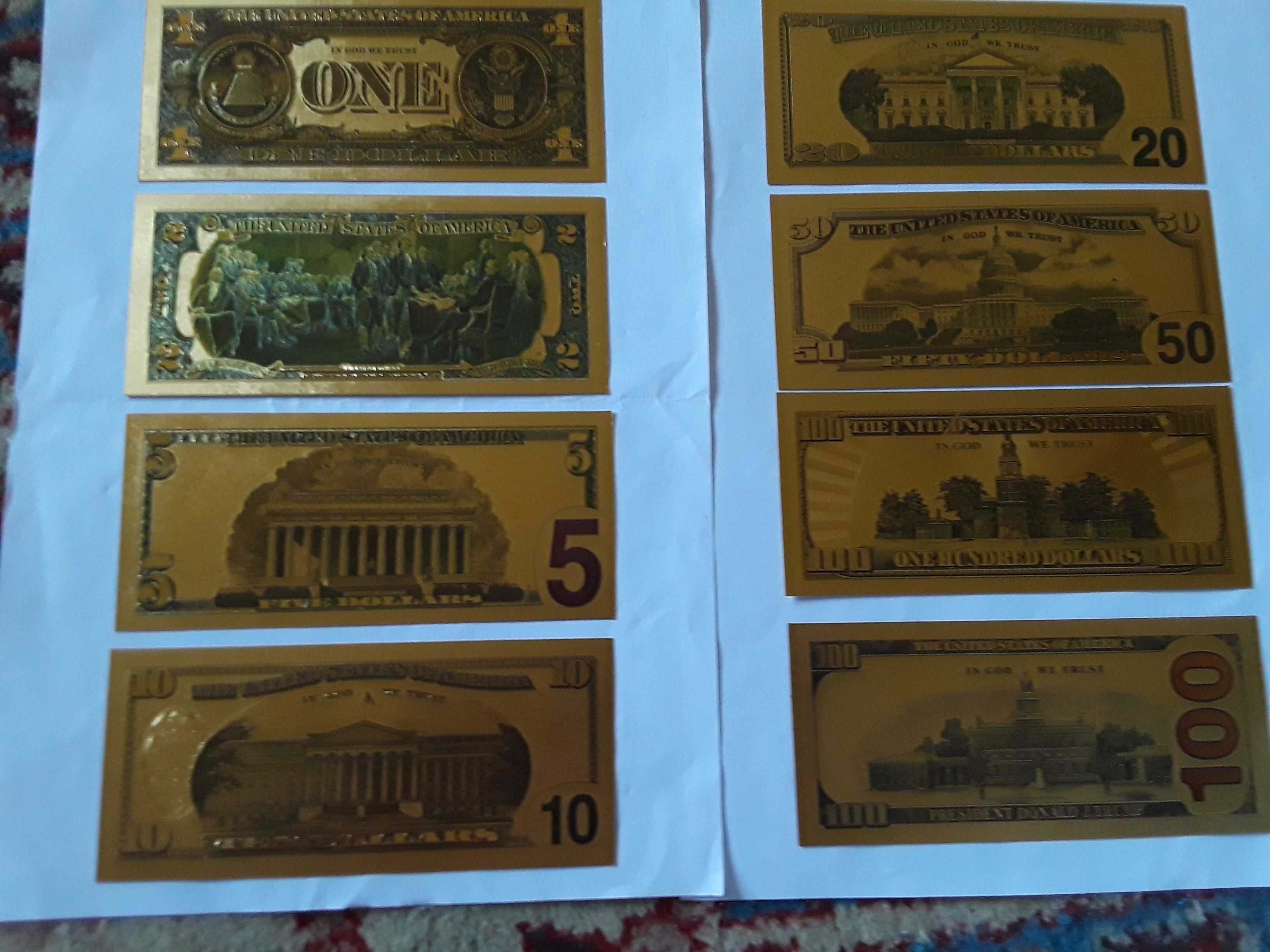 Set 8 bancnote americane $$$