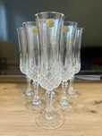 Set 6 pahare sampanie Cristal d’Arques France