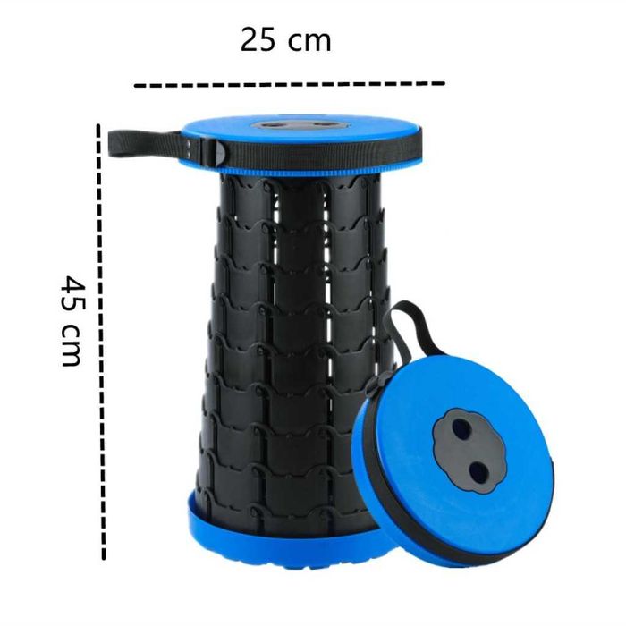 Преносим сгъваем телескопичен стол