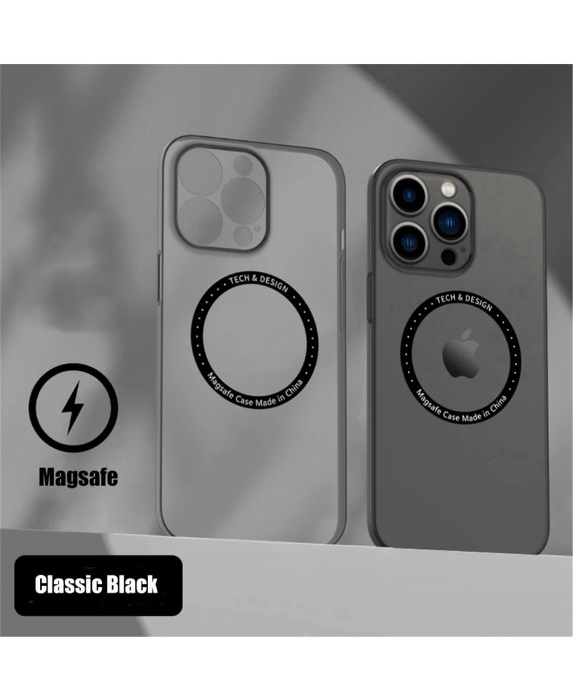 Iphone 14/15/PRO/MAX/PLUS - Husa Mag Super Slim Plastic Anti Amprenta