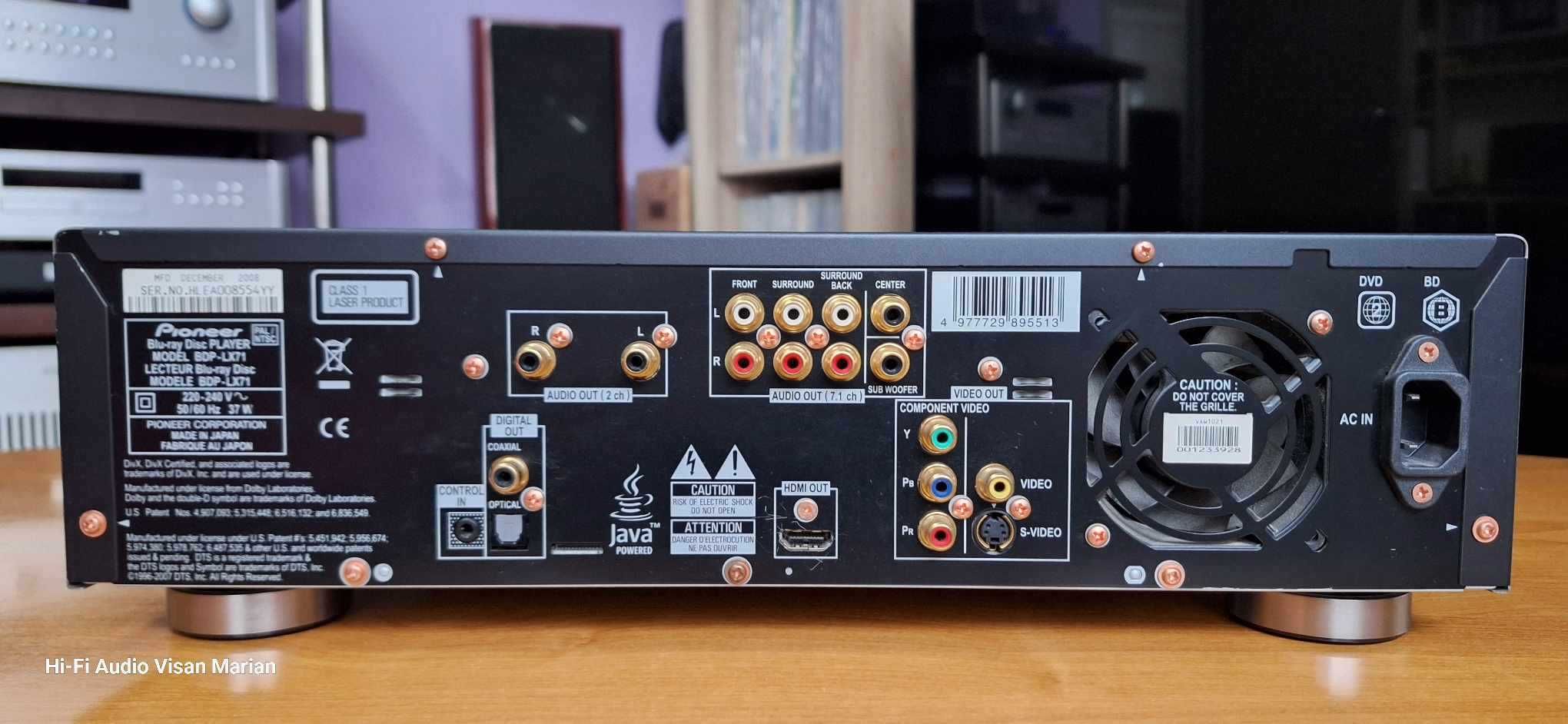 Pioneer BDP-LX71 Cu Telecomanda