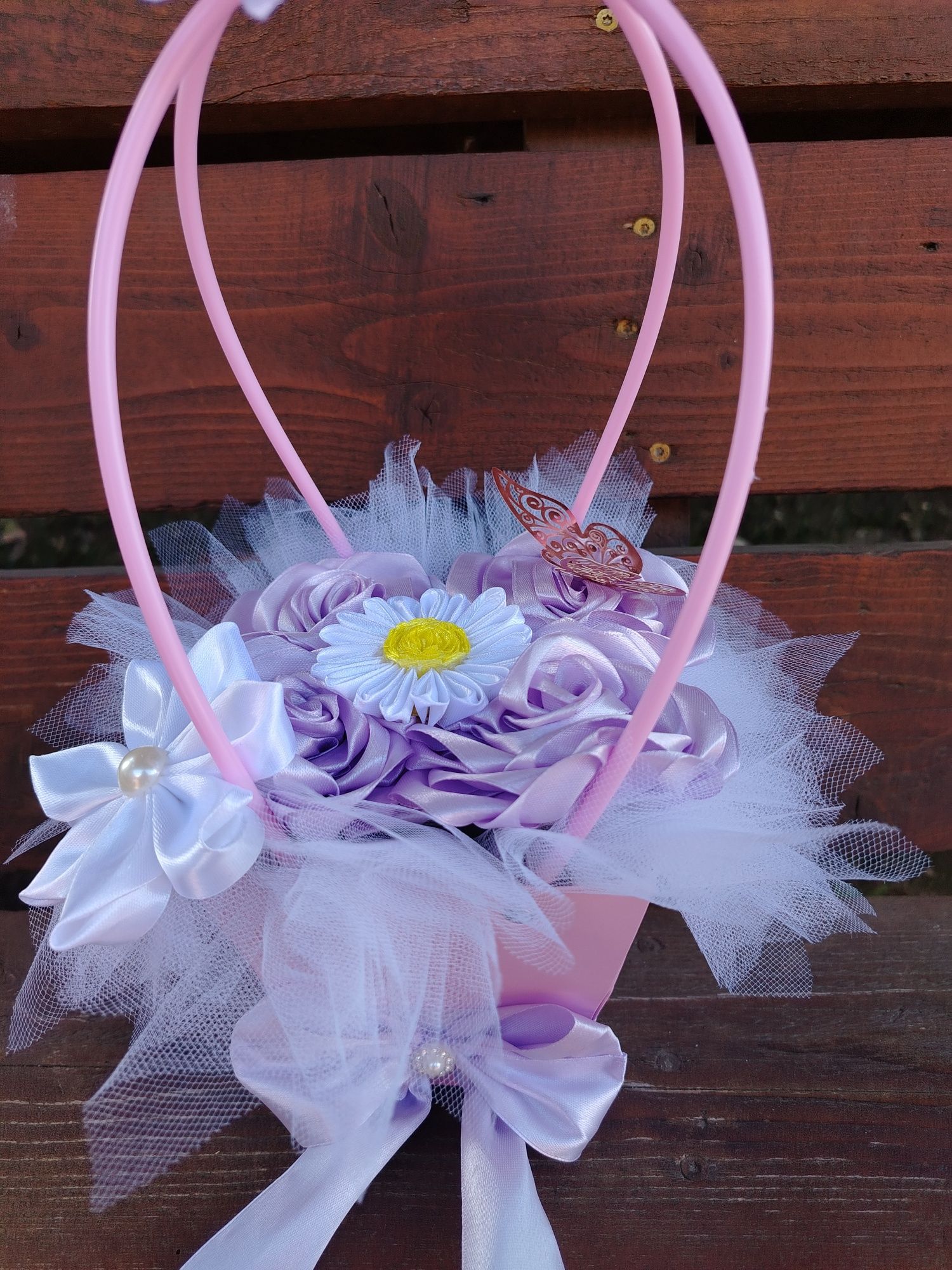 Cosulet flori din satin