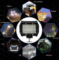 Proiector LED auto P.TIP 9-OFF ROAD: 4"/72W /12V-24V/7.200 LM/ IP 68