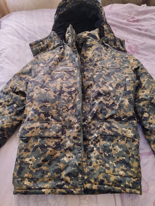 Бушлат с штанами военный зимний комплект 52 размер