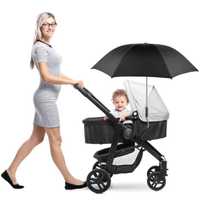 RIOGOO Pram Umbrella Универсален чадър 50+ UV Сенник за бебета