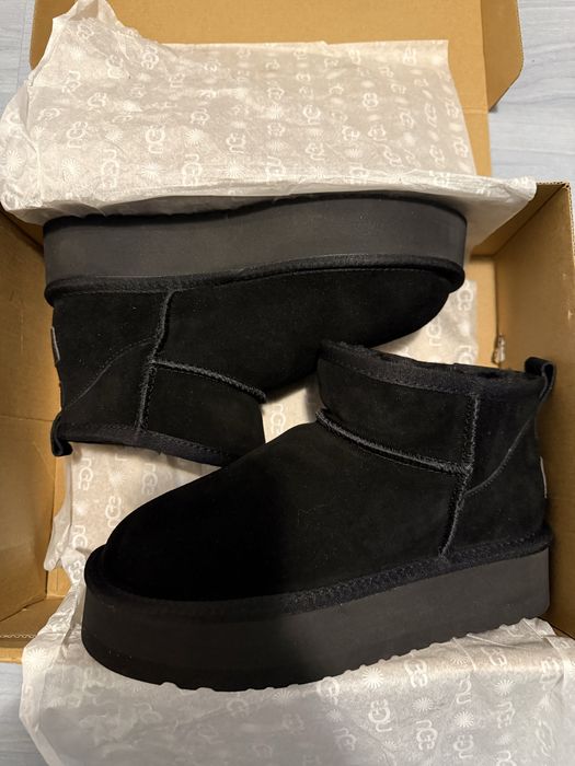 зимни черни  боти UGG